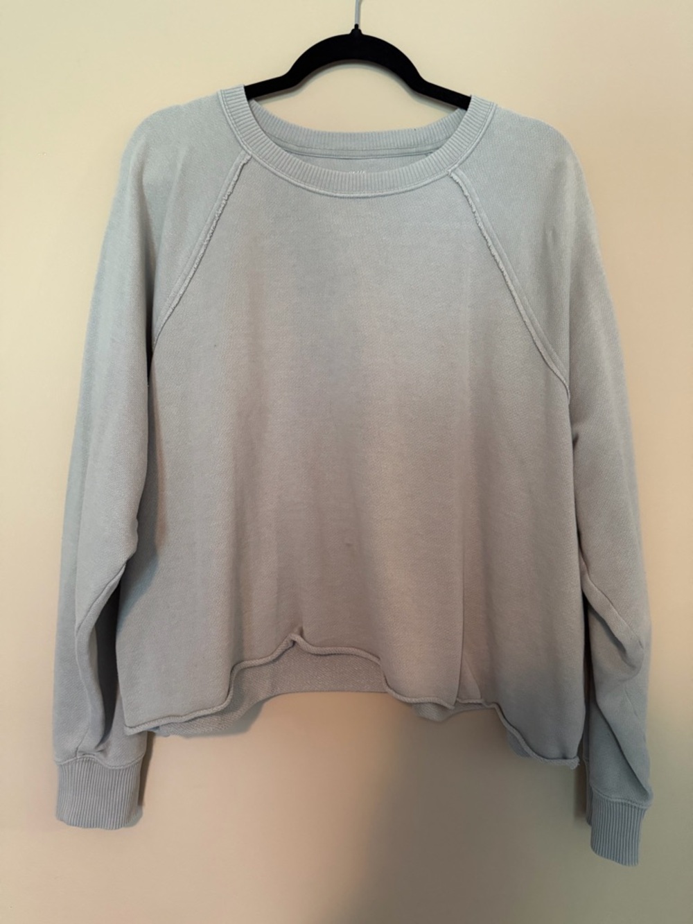 aerie Light bluish grey Crew Neck Sweater